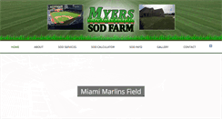 Desktop Screenshot of myerssodfarm.com